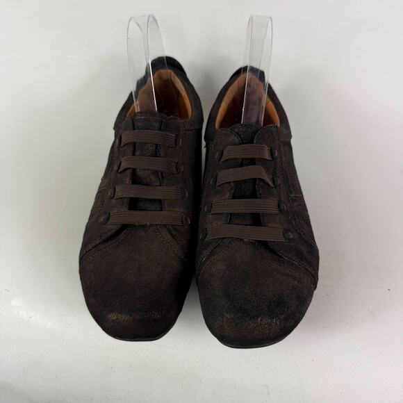 Earthies Ronda Rock Elastic Walker Sneakers Womens 9 Brown Low Top Slip-On Shoes - Picture 4 of 10